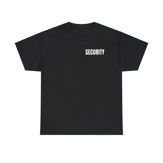 UNISEX 100% Cotton Security Tshirts (L, XL, 2XL)